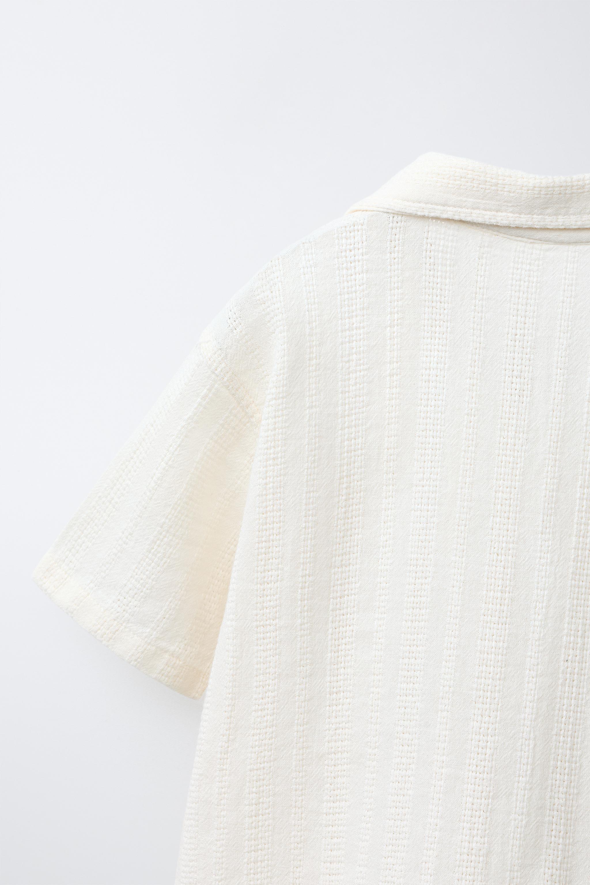 CHEMISE TEXTURÉE